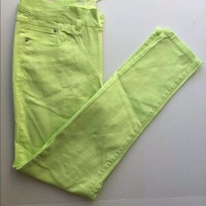New April Girl Women's Skinny Pants Light Lime